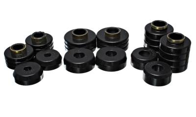 Energy Suspension - Energy Suspension 4.4103G Polyurethane Body Mount Set for Ford