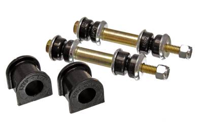 Energy Suspension - Energy Suspension 4.5140G Sway Bar Bushing Set Rear Polyurethane Black
