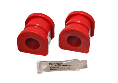 Energy Suspension - Energy Suspension 4.5137R Sway Bar Bushing Set Front Polyurethane Red