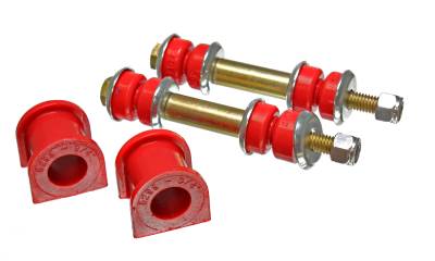 Energy Suspension - Energy Suspension 4.5140R Sway Bar Bushing Set Rear Polyurethane Red