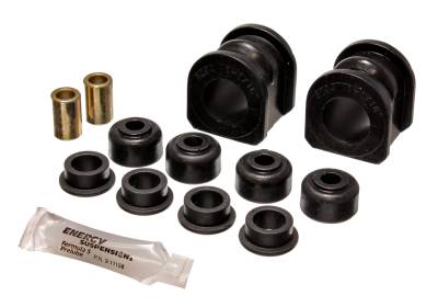 Energy Suspension - Energy Suspension 4.5138G Sway Bar Bushing Set Rear Polyurethane Black