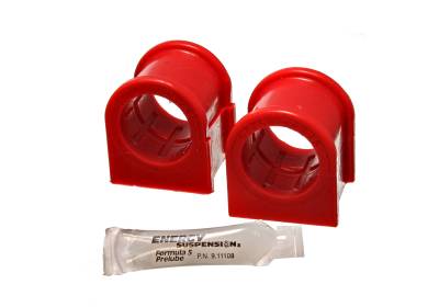 Energy Suspension - Energy Suspension 4.5193R Front Sway Bar Bushing Set Red for 05-10 Ford Mustang
