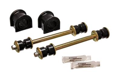 Energy Suspension - Energy Suspension 4.5155G Sway Bar Bushing Set Front Polyurethane Black