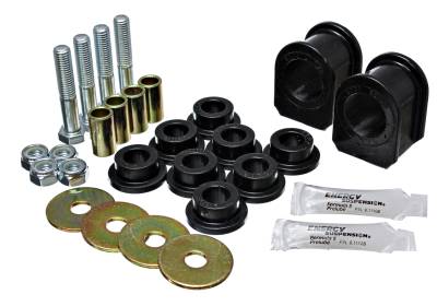 Energy Suspension - Energy Suspension 4.5191G Sway Bar Bushing Set Rear Polyurethane Black