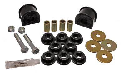 Energy Suspension - Energy Suspension 4.5146G Rear Sway Bar Bushing Set Polyurethane Black