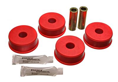Energy Suspension - Energy Suspension 5.3109R Control Arm Bushing Set Rear Polyurethane Red