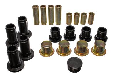 Energy Suspension - Energy Suspension 5.3124G Front Control Arm Bushing Set Black for Dodge