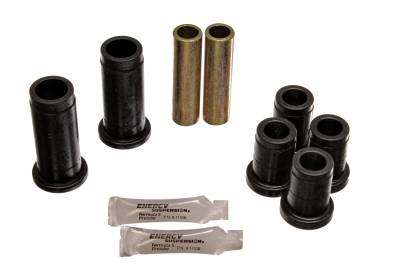 Energy Suspension - Energy Suspension 5.3105G Control Arm Bushing Set Front Polyurethane Black