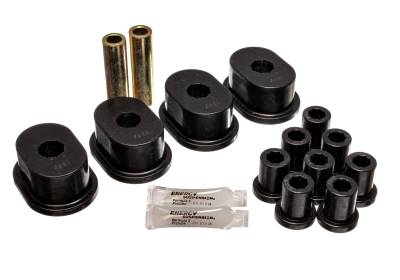 Energy Suspension - Energy Suspension 5.2110G Leaf Spring Bushing Set Polyurethane Black