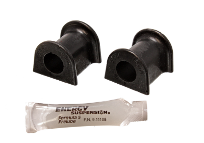 Energy Suspension - Energy Suspension 5.5147G Sway Bar Bushing Set Rear Polyurethane Black