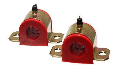 Energy Suspension - Energy Suspension 5.5139R Sway Bar Bushing Set Rear Polyurethane Red
