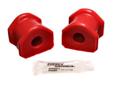 Energy Suspension - Energy Suspension 5.5149R Sway Bar Bushing Set Front Polyurethane Red