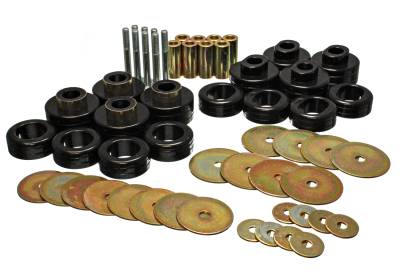 Energy Suspension - Energy Suspension 5.4115G Polyurethane Body Mount Set for Mopar