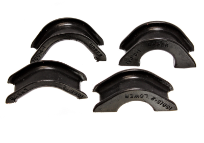 Energy Suspension - Energy Suspension 7.10101G Rack & Pinion Bushing Set Polyurethane Black