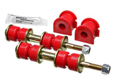 Energy Suspension - Energy Suspension 4.5169G Sway Bar Bushing Set Rear Polyurethane Black