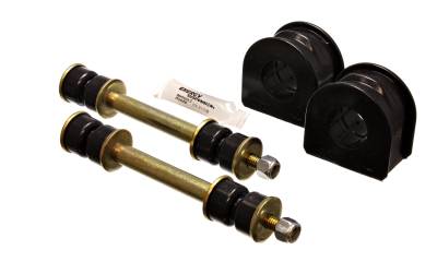 Energy Suspension - Energy Suspension 4.5173G Sway Bar Bushing Set Front Polyurethane Black