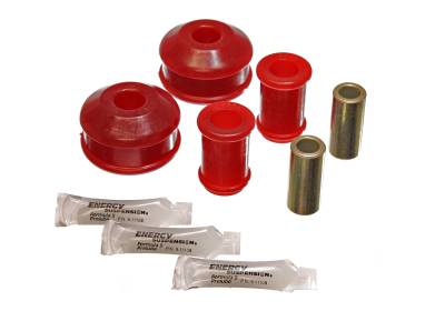Energy Suspension - Energy Suspension 8.3117R Front Polyurethane Control Arm Bushing Set Red