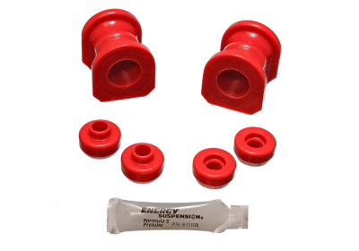 Energy Suspension - Energy Suspension 7.5121R Sway Bar Bushing Set Front Polyurethane Red