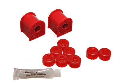 Energy Suspension - Energy Suspension 7.5122R Sway Bar Bushing Set Rear Polyurethane Red