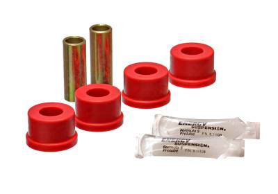 Energy Suspension - Energy Suspension 7.3103R Control Arm Bushing Set Front Polyurethane Red