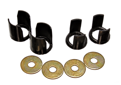 Energy Suspension - Energy Suspension 7.1113G Sub-Frame Bushing Set Rear Polyurethane Black