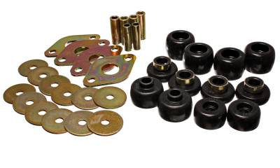 Energy Suspension - Energy Suspension 8.4105G Polyurethane Body Mount Set
