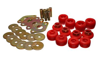Energy Suspension - Energy Suspension 8.4105R Polyurethane Body Mount Set