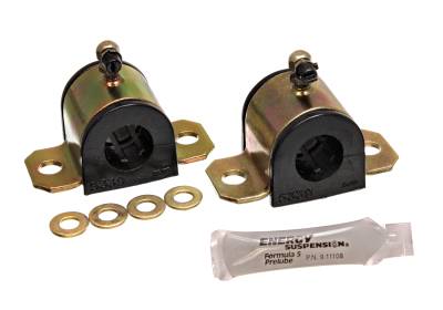 Energy Suspension - Energy Suspension 8.5128G Sway Bar Bushing Set Front Polyurethane Black