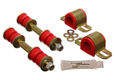 Energy Suspension - Energy Suspension 8.5103R Front Sway Bar Bushing Set Red for 79-88 Toyota Pickup