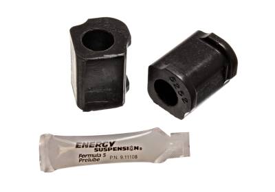 Energy Suspension - Energy Suspension 8.5111G Sway Bar Bushing Set Rear Black for 92-95 Toyota MR2