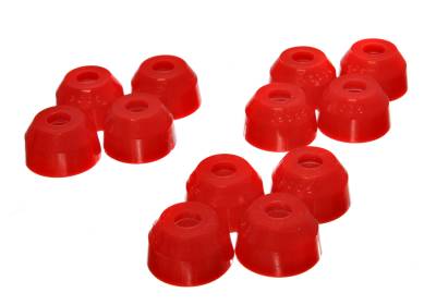 Energy Suspension - Energy Suspension 9.13121R Tie Rod Dust Boot Polyurethane Red