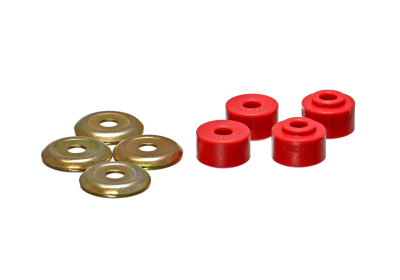 Energy Suspension - Energy Suspension 9.8161R End Link Bushing Set Front Polyurethane Red