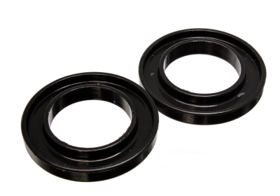 Energy Suspension - Energy Suspension 9.6107G Coil Spring Isolator Set Rear Polyurethane Black