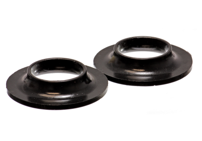 Energy Suspension - Energy Suspension 9.6106G Coil Spring Isolator Set Rear Polyurethane Black