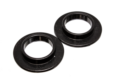 Energy Suspension - Energy Suspension 9.6121G Rear Coil Spring Isolator Set Polyurethane Black