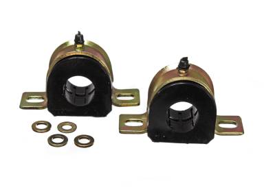 Energy Suspension - Energy Suspension 9.5169G Sway Bar Bushing Set Front/Rear Polyurethane Black