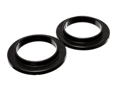 Energy Suspension - Energy Suspension 9.6101G Coil Spring Isolator Set Rear Polyurethane Black