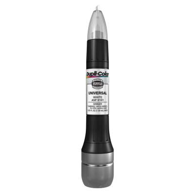 Duplicolor Paint - Dupli-Color Paint ASF0101 Universal White Paint 0.5oz Scratch Fix All-in-1