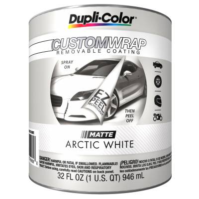 Duplicolor Paint - Dupli-Color Paint CWBQ798 Custom Wrap Arctic White Matte Quart Each