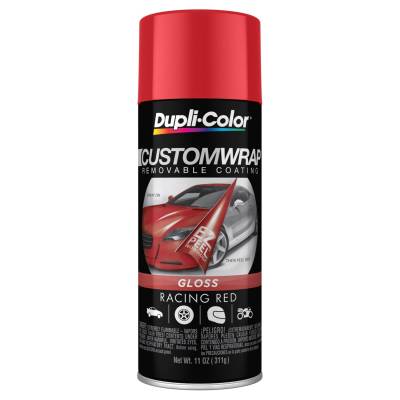 Duplicolor Paint - Dupli-Color Paint CWRC843 Removable Spray-On Wrap Coating Gloss Racing Red