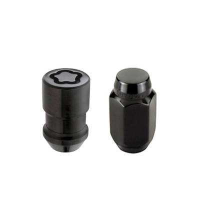 McGard - McGard 84562BK 5-Lug Acorn Lugnut Wheel Install Kit Black 1/2"-20