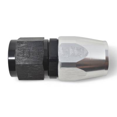 Russell - Russell 610043 Full Flow Hose End Straight End Black/Clear -10AN