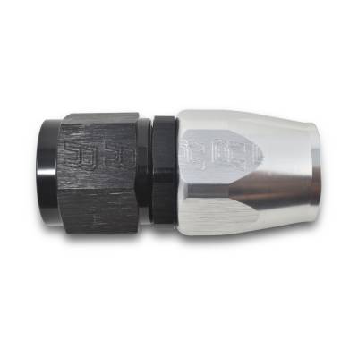 Russell - Russell 610033 Full Flow Hose End Straight End Black/Clear -08AN