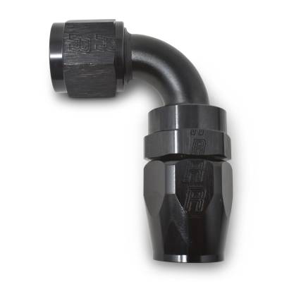 Russell - Russell 610155 Full Flow Hose End 90-DEG End Black -04AN
