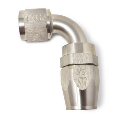 Russell - Russell 610151 4AN ProClassic 90-DEG Hose End w/Endura Finish