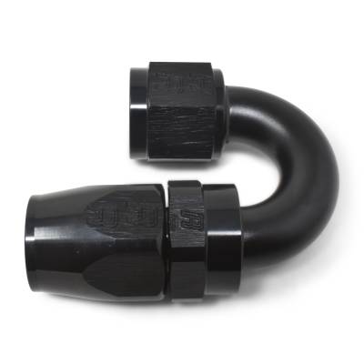 Russell - Russell 613515 Full Flow Swivel Hose End 180-DEG End All Black Finish -08AN