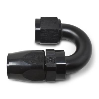 Russell - Russell 613505 6AN ProClassic Swivel 180DEG Tight Radius Hose End w/Black Finish
