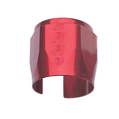 Russell - Russell 620190 10AN Tube Seal Hose Ends for 1/2" Heater Hose w/Red Finish