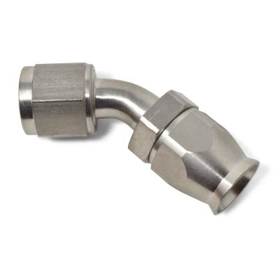 Russell - Russell 620511 PowerFlex Power Steering Hose End 45-DEG End Endura -10AN