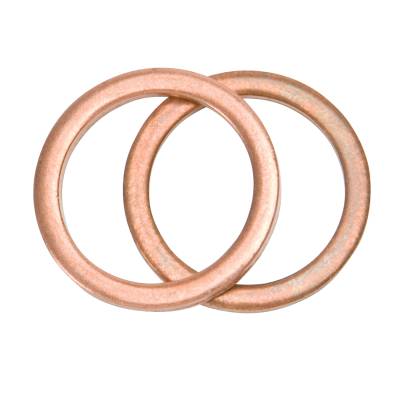 Russell - Russell 640990 5/8"-18 Male Fitting Copper Crush Washers for Carter/CV Fuel Pump